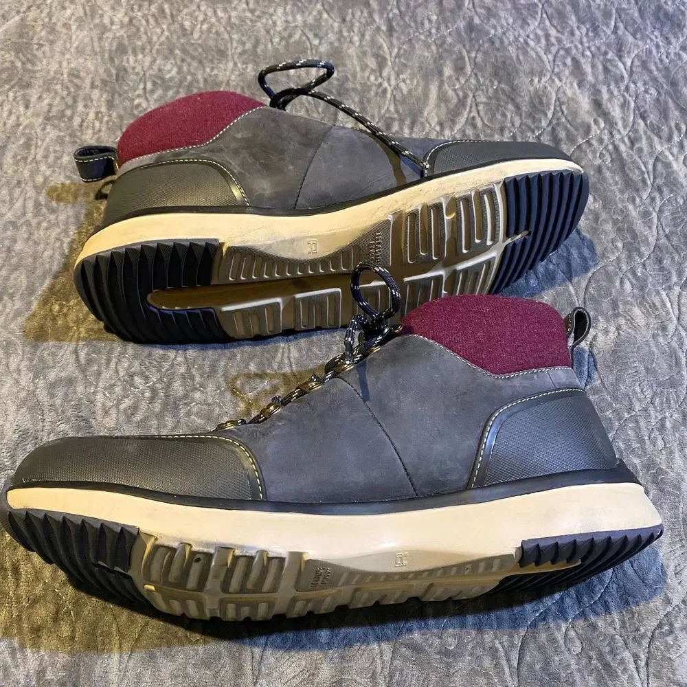 UGG Olivert Navy Waterproof Leather Wool Hiker Snow Boots Shoes Size Men's 12